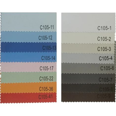 Stores enrouleurs, tissu 100 % occultant, fonctionnement manuel, C105-7 Gris foncé, W110xH230cm (1/2)