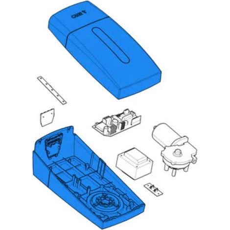 came pièce détachée couvercle et base motoréducteur ver 88001-0211 (1/3)