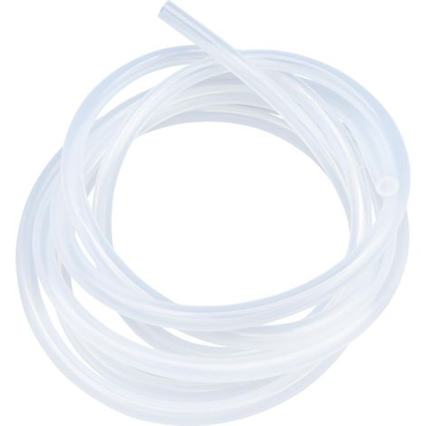 Tuyau en silicone 5 mm ID x 9 mm OD 5 mètres de long, tuyaux de qualité alimentaire Tuyau flexible transparent eau air pour pompe de transfert (1/5)