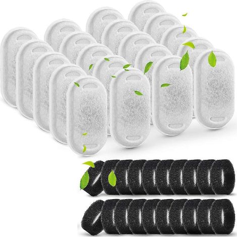 Katzenbrunnenfilter, passend für 64oz/2L und 108oz/3,2L Edelstahl
