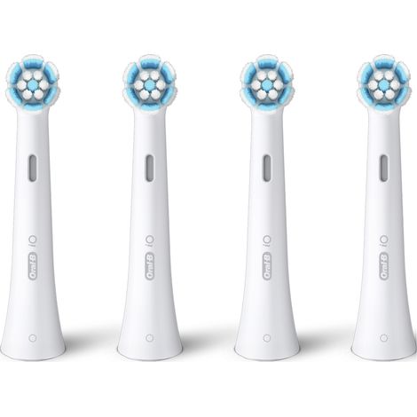 Oral-B iO Gentle Care 80346671 tête de brosses 4 pièce(s) Bleu, Blanc (1/5)