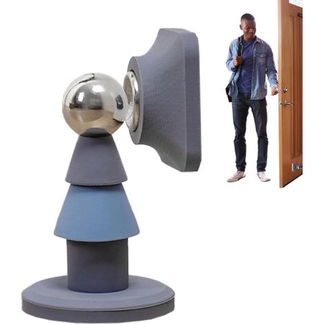 Drilling Magnetic Mounting Support without Silent Floor Stops Door