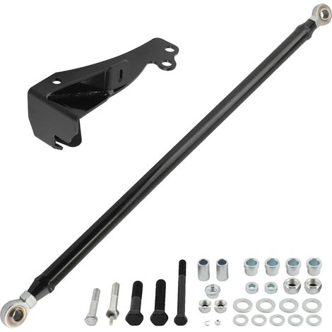 Barra de dirección ajustable, construcción de acero, 103 cm de largo, 18 cm de ancho, 18 cm de alto, compatible con Dodge Ram 2500/3500 4WD (1994-2001). (1/5)