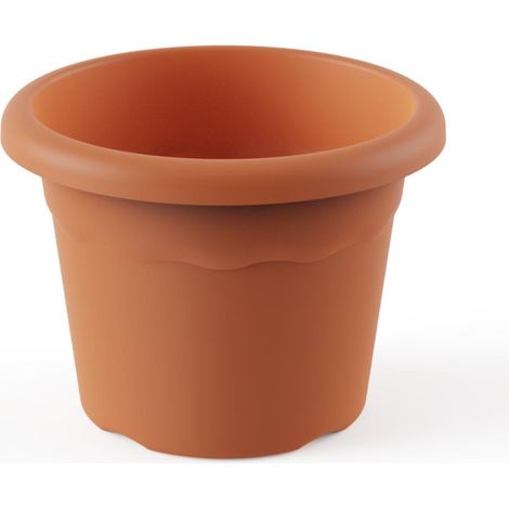 Maceta de inyección color terracota ø18 cm