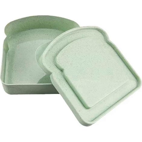 Tragbare Lunchbox aus Kunststoff – luftdichter Brotbehälter (1/5)