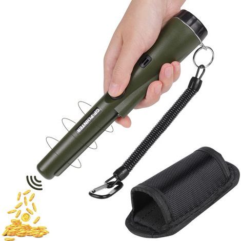 Pinpointer, IP66 Etanche Détecteur de Métaux Pinpointer, Détecteur de Métaux Portable de Recherche à 360° pour Chasse aux Trésors (1/5)