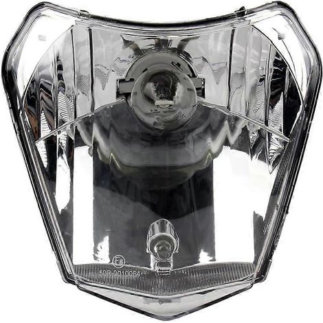 Compatible avec les phares halogènes de motos EXC, XC, SX, XCW, EXCF, SXW, SXF 2015-2021 et les accessoires de phares pour véhicules tout-terrain, noir. (1/5)