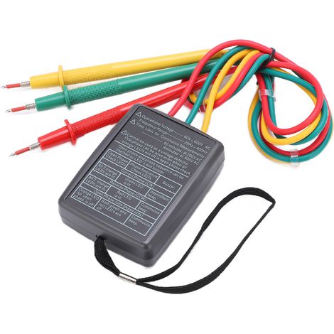 SP8030 3-Phasen-Drehfolgemessgerät Kompaktes, tragbares, batterieloses industrielles Phasendrehungsmessgerät (1/5)