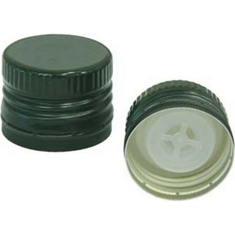 100PZ TAPPO IN METALLO PER BOTTIGLIA MARASCA MM.31,5 CON VERSATORE - mm.31,5x24h.