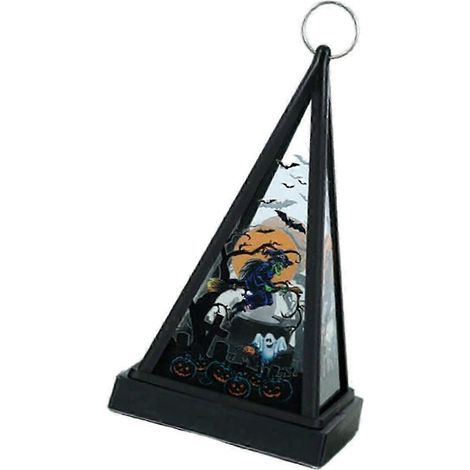 Lampe LED suspendue d'Halloween, cadeau décoratif pour chambre, table ou extérieur, citrouille-Witch