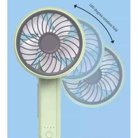 Mini-Tragventilator, praktisch und funktional, grün, 3 Watt, 10,8 cm Durchmesser (1 Stück) (1/3)