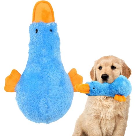 Squeaky Plush Duck Dog Chew Toys Squeaky Stuffed Duck Plush (1/5)
