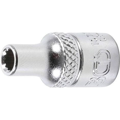 Douille pour Clé Douze Pans 6,3 mm (1/4) - 4 mm - Acier Résistant - Précision et Durabilité, Zones Difficiles - D-Work