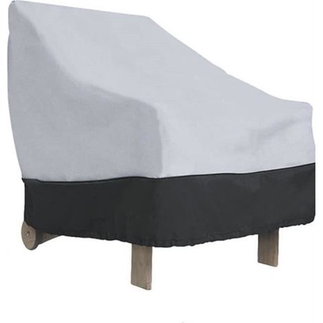 Housse pour canapé/chaise d'extérieur, housse de protection imperméable et anti-poussière en tissu Oxford pour mobilier de jardin, grise, 1478379 cm. (1/4)