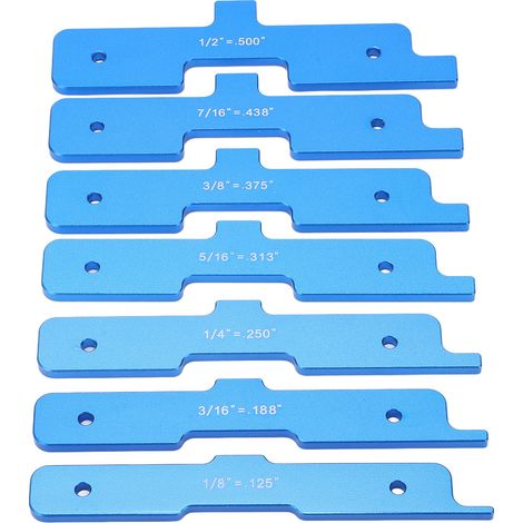 de 7 cales graduées en alliage d aluminium transparent pour
