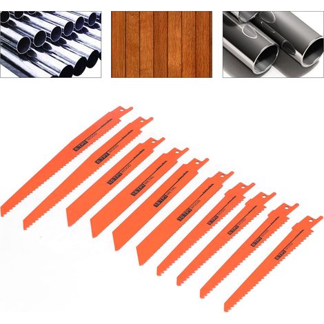 Jeu de lames de scie alternative orange (10 pièces) (1/5)