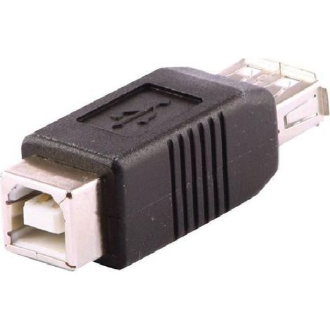 LINDYUSB Adapter USB Typ A M/M Schwarz (1/3)