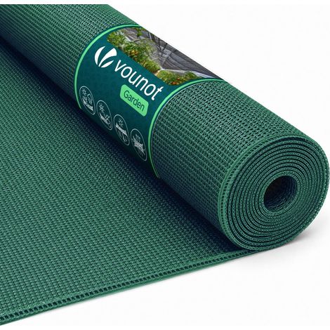Filet d’Ombrage pour Serre HDPE 90g/m² Filet de Protection Multi-Usage Serre Tunnel Potager Tomates Poulailler Résistant Intemperies Anti UV Installation Facile 1x10m Vert (1/5)