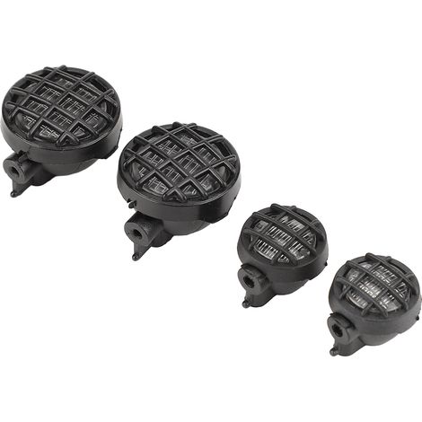Cache-phare rond en plastique pour phares LED RC, facile à installer, compatible avec Traxxas, HSP, Redcat, Axial SCX10, D90 et HPI. (1/5)
