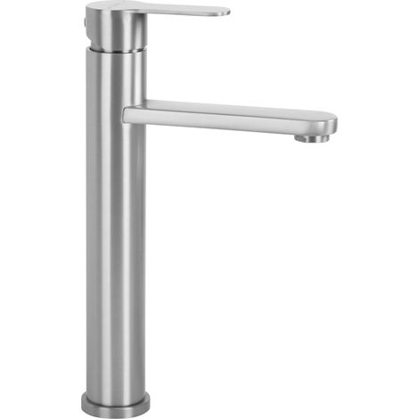 Waschbeckenarmatur Rea Arcos High Brush Nickel