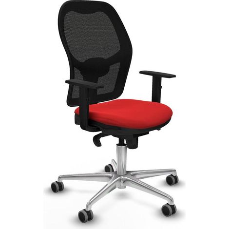 piqueras-y-crespo Jorquera silla de oficina roja ergonómica
