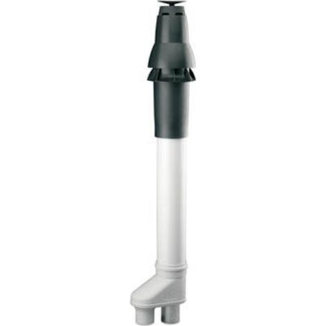 Burgerhout skyline 3000 gouttière en aluminium avec collecteur 100mm parallèle noir