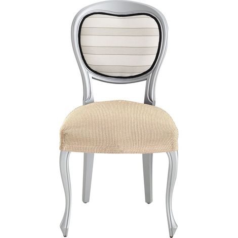 Eysa Italia Ulises Coprisedia, Poliestere-Cotone, Beige, 40 a 50 cm, 2 unità