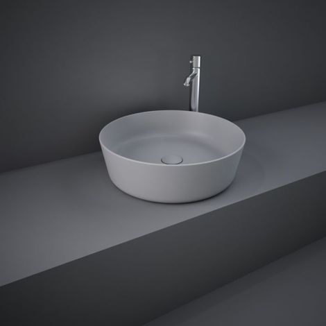 RAK Feeling Aufsatz-Waschbecken FEECT4200503A rund, 42cm, grau matt