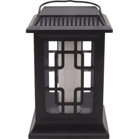 Lanterne Solaire Extérieure LED Flamme IP65 ABS 1200mAh Déco Jardin Terrasse Ambiance Chaude Sans Fil Automatique (1/5)