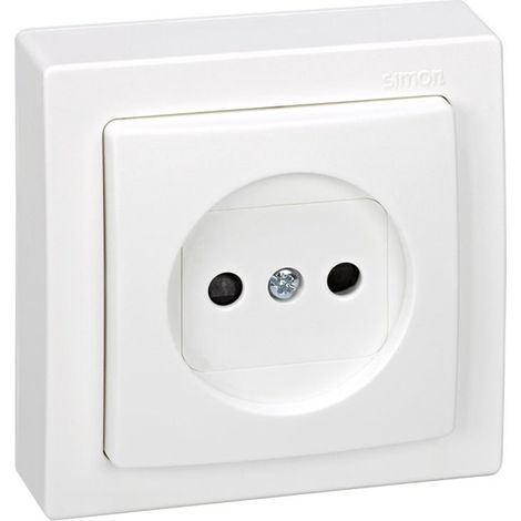Base de enchufe bipolar monoblock BLANCO Simon 73 loft 73431-50 (1/2)