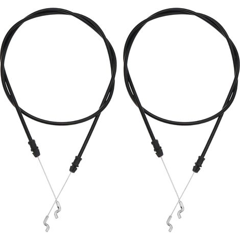 Lot de 2 Câbles d'accessoires pour Tondeuse à Gazon 147 Cm Compatibles avec FX-RM La Série Câble Bowden Câble de Traction pour Tondeuse à Gazon (1/5)