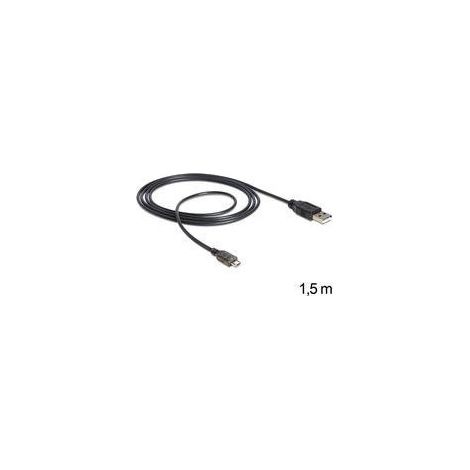 DeLOCK USB Kabel Delock A - micro B St/St 1.50m mit LED Anzei (83272) (1/2)