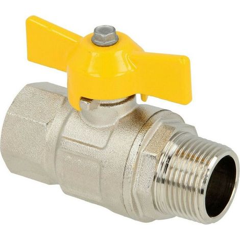 Robinet à bille gaz 3/8" FFFM