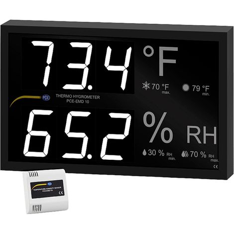 PCE Instruments PCE-EMD 10 PCE-EMD 10 Einbau-Messinstrument 0 bis 99.9 % rF (1/5)