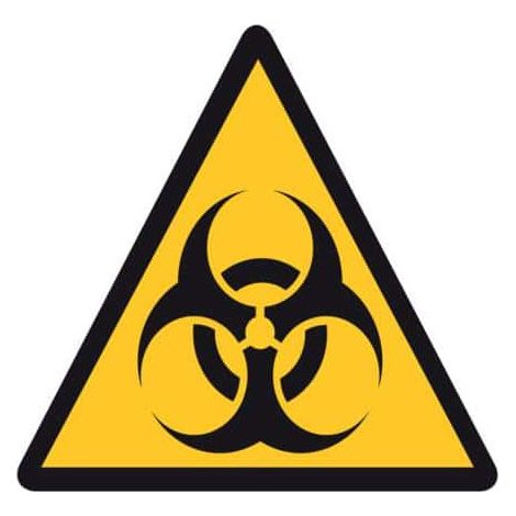 Adhésif polymère plastifié U.V danger risque biologique