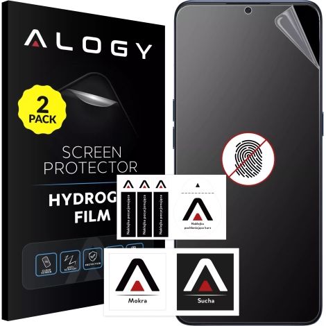 2 pellicole protettive in idrogel Alogy HydroSkin Matte Pro™ per Oppo A91 / Reno 3 "anti-impronte" (1/5)