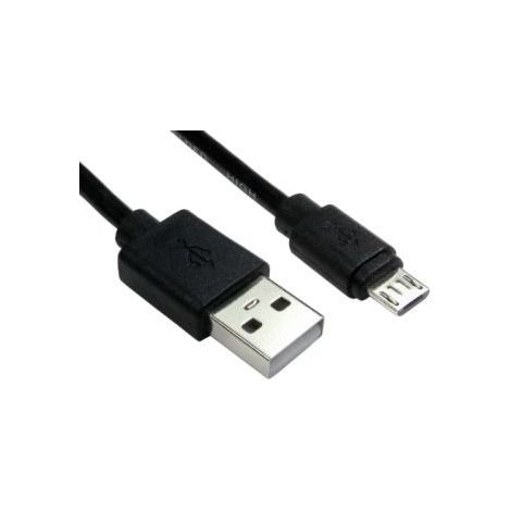 Câble USB RS PRO, Mini USB B vers USB A, 1m, Noir ( Prix pour Paquet de 5 )