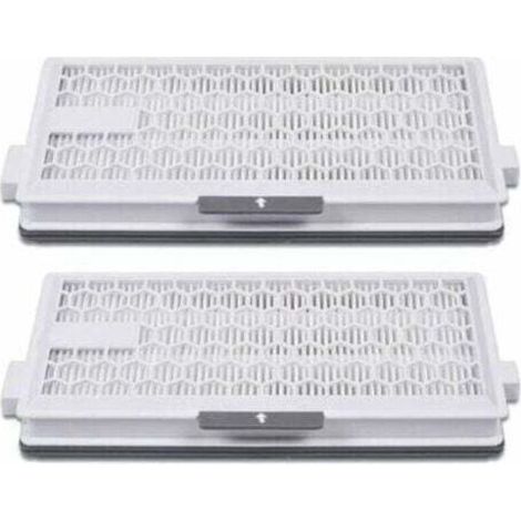 Filtre HEPA Airclean Plus 50 pour aspirateurs Miele Complete C3 Powerline, S8340 et Air Clean SF-HA 50 compatibles avec les modèles Complete C2, C3, Compact C1 et C2-2. 2 pièces détachées incluses. (1/4)