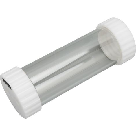 Serbatoio cilindrico trasparente da 60 mm per raffreddamento a liquido, raccordo G1/4, capacità 350 ml, materiale PMMA/POM, per CPU, raffreddamento rapido (1/4)