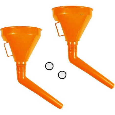 Einfülltrichter Set 2 Stück mit Schlauch und Sieb, 1,2L Auto Öltrichter für Ölwechsel (1/5)