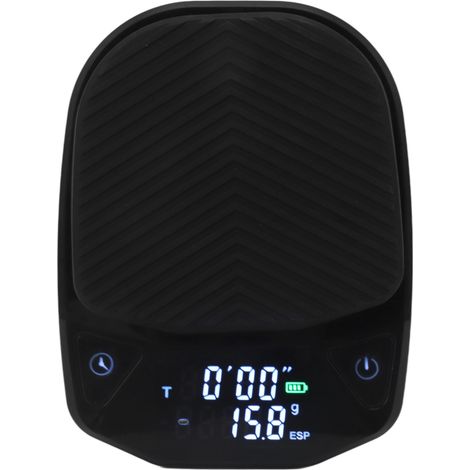Smart Hand Kaffeewaage, elektronisch, schwarz, 450 mAh, präzise Küchenwaage mit Timer für Filterkaffee und Tee (1/5)