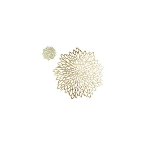 Platzsets – 8 Stück, verschiedene goldene Metall-Tischdekorationen – Zuhause (1/5)