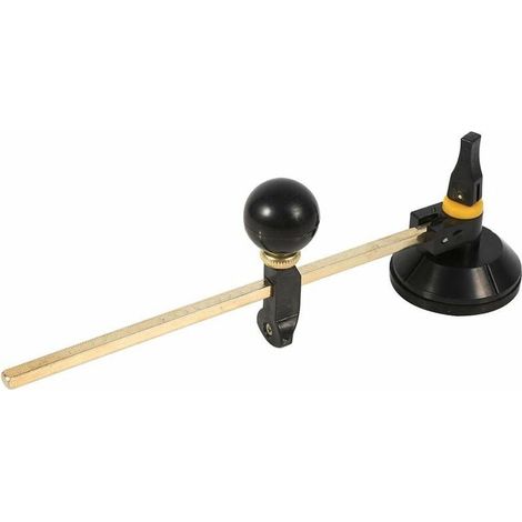 Coupe-verre rond,1 pièce boussole réglable cercle de coupe diamant diamètre 40 cm avec outil de coupe ventouse pour les amateurs de coupe de verre professionnels-LIAIKI (1/5)
