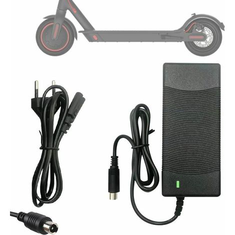 Ladegerät für Xiaomi M365, 42V 2A Elektroroller-Ladegerät, Schnellbatterieladegerät (1/5)