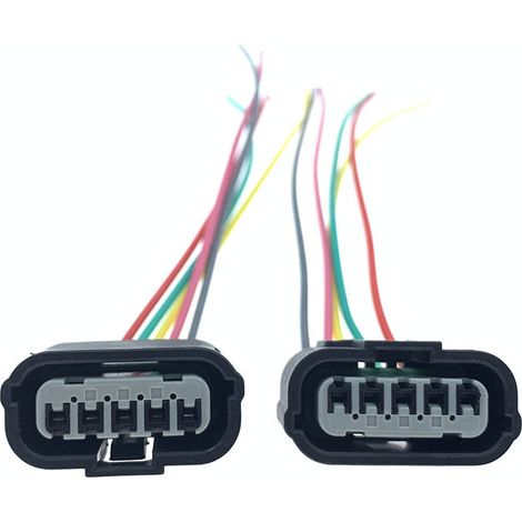 Compatible with the turbocharger actuator wiring harness connector and the turbo engine connector of the 10th generation Honda Civic - Brand new product JB1348-5P