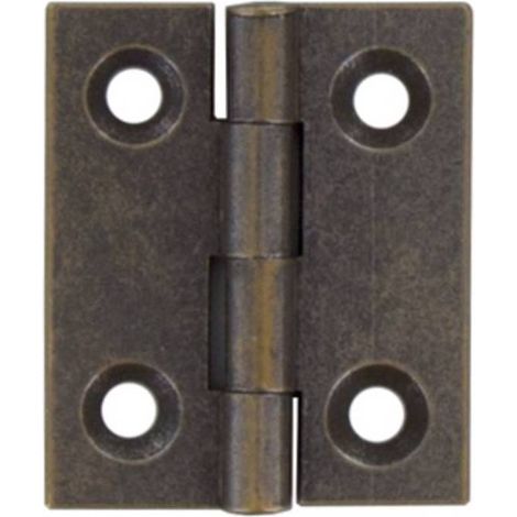 24 x CERNIERA FRESATA PIANA OTTONE BRONZ 30X25 MM