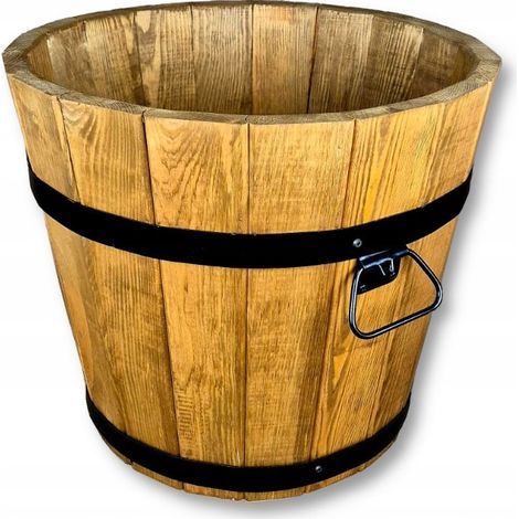 Vaso da fiori pino 28xH26 k. rovere (export) (1/5)