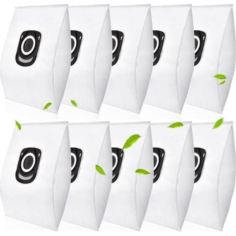 10 sacs pour aspirateurs Rowenta Hygiene + Silence Force, Compact Power et X-Trem Power (+ZR200520 ZR200720) (1/5)