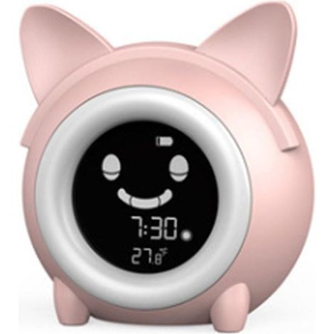 Adorable réveil félin pour enfants – Veilleuse douce dormir (1/4)