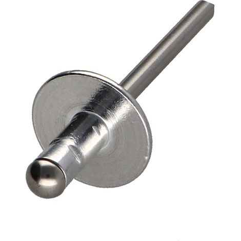 Rivet Corps Aluminium / Tige inox Tête large 4.8X10 Multi-serrage POLYGRIP